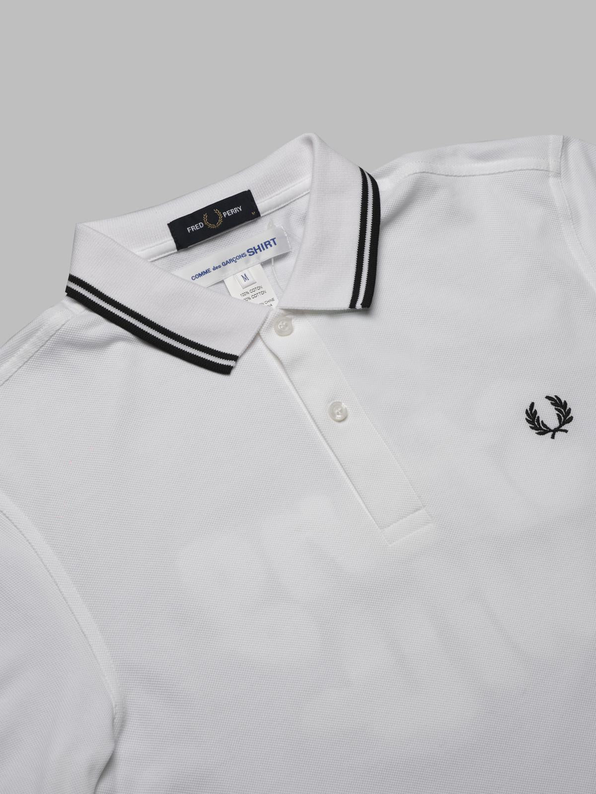 men's polo knit FO-T502-S25- WHT COMME DES GARÇONS SHIRT 