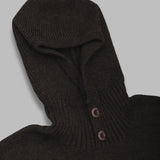 hooded sweater TO1475-LK1028- BR507 LEMAIRE 