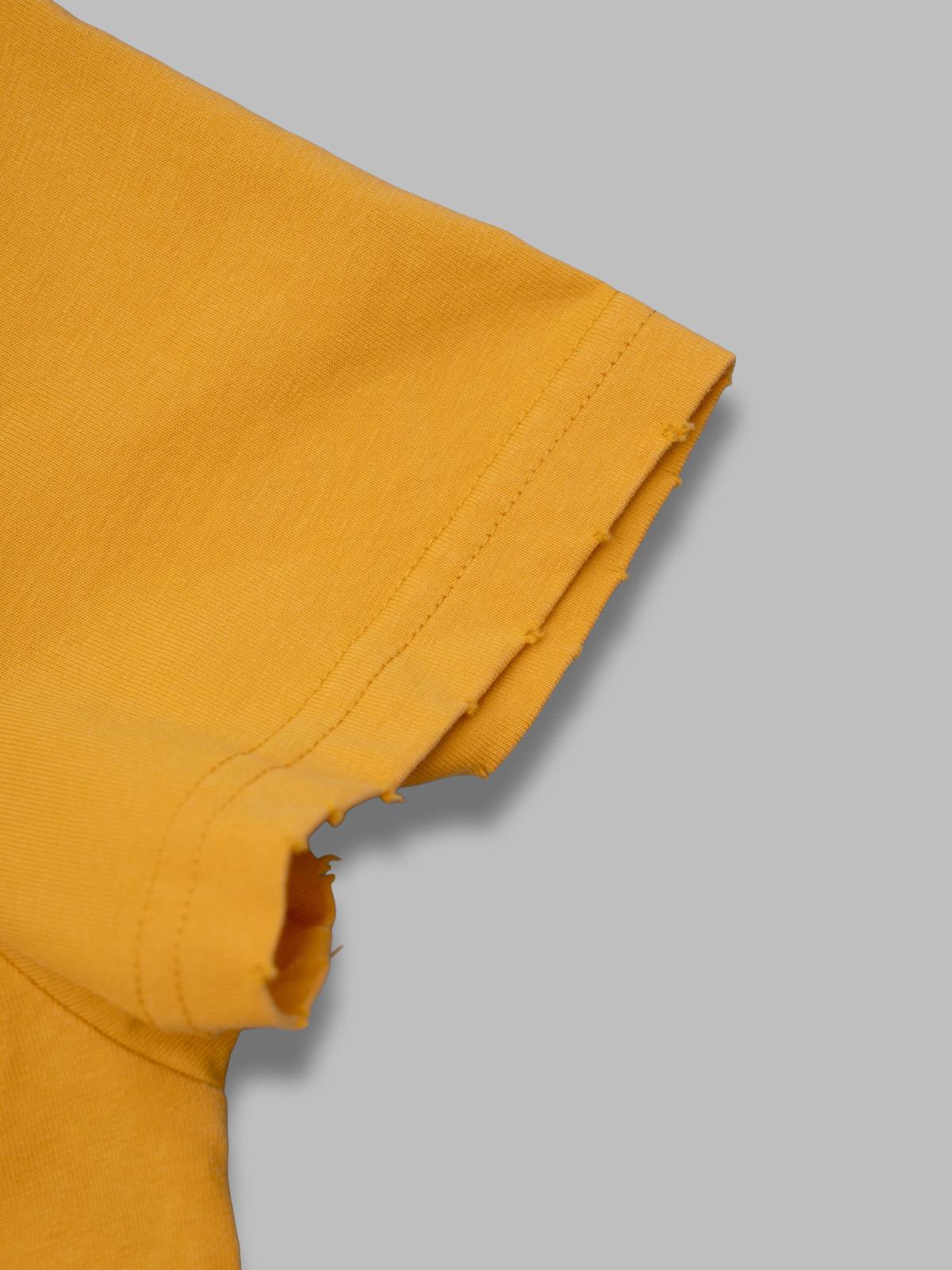 drop out shrunk ts 90006- YLW DAGGER 