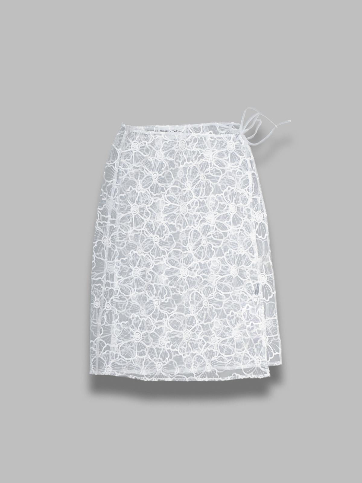 alba long skirt TAH14- WHITE OPÉRASPORT 