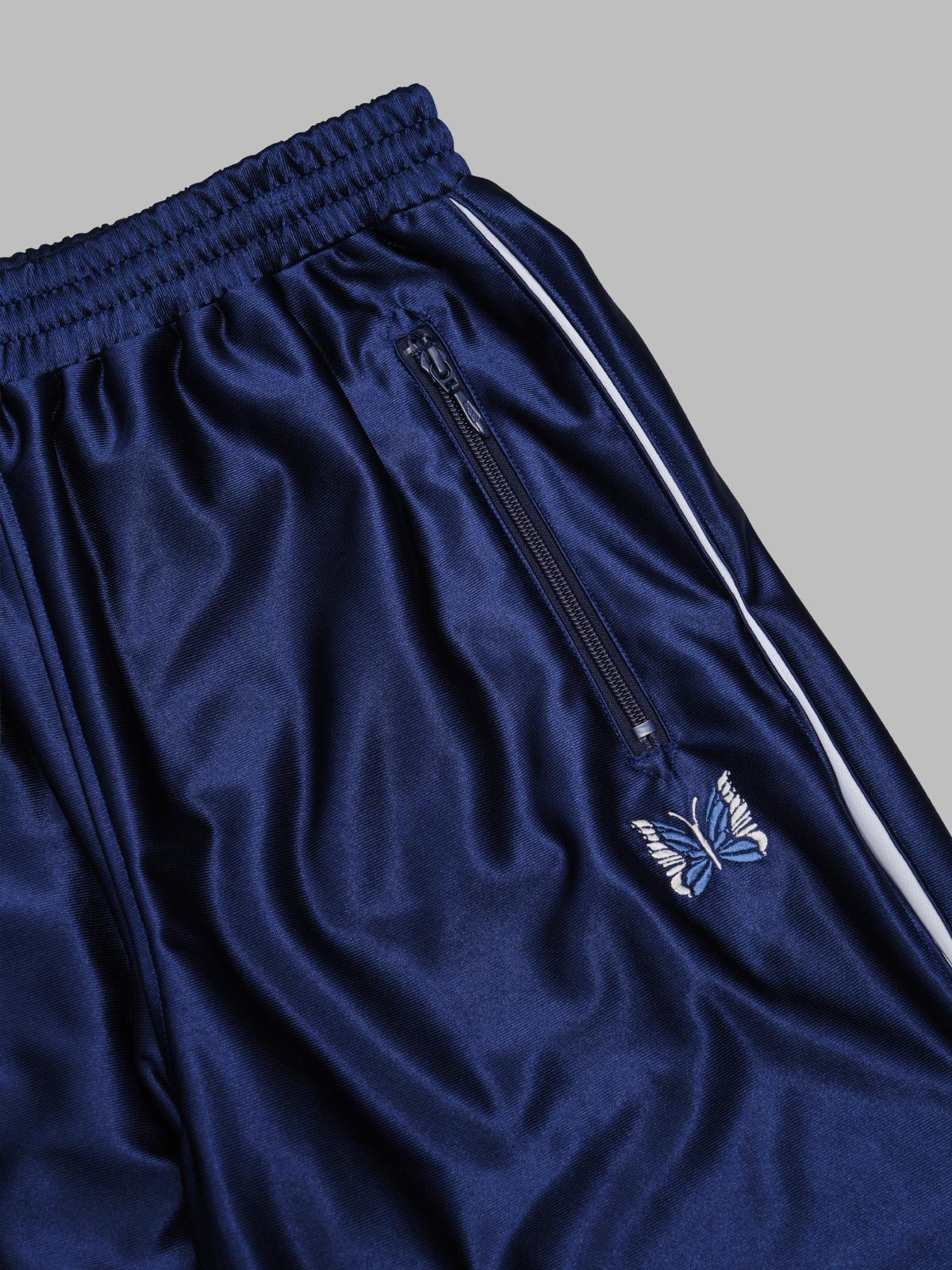 track pant - tricot sateen SX218- NAVY NEEDLES 