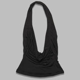 cowl neck top 250W147 BK MISBHV 