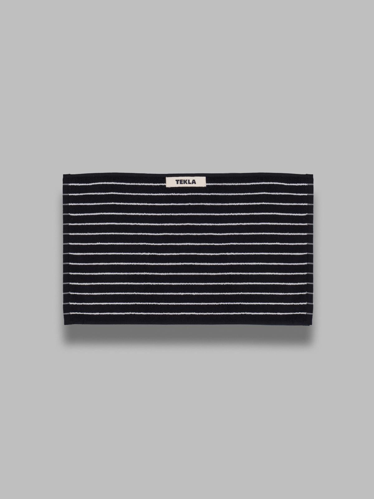 towel - black stripes TOWEL-30X50- BKS TEKLA 