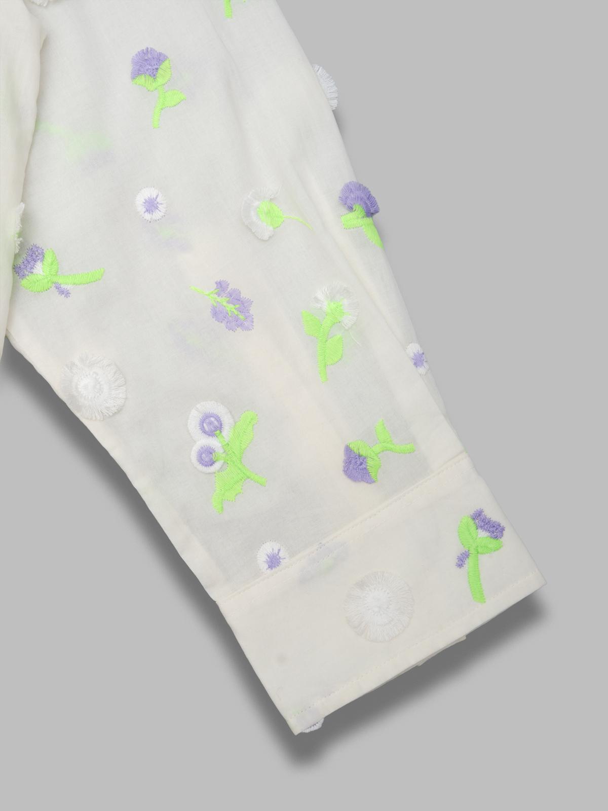 jimena embroidered boxy shirt JIMENA- J1OW ESSENTIEL ANTWERP 