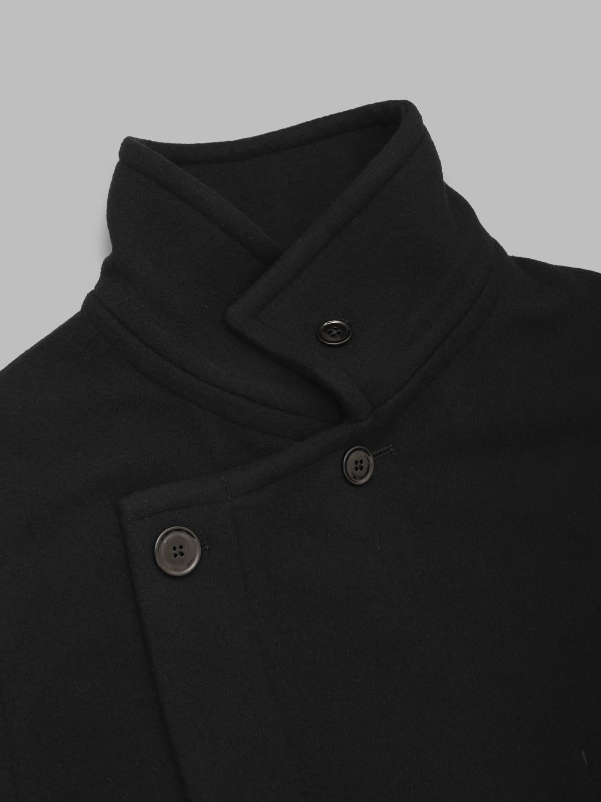 wrap coat CO1037-LF1116- BK999 LEMAIRE 