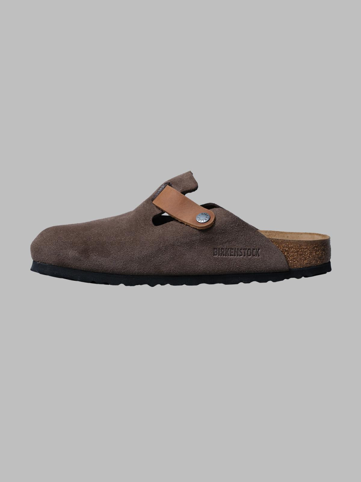 boston concrete gray, suede leather/oiled - calz. s 1029193 CG BIRKENSTOCK 