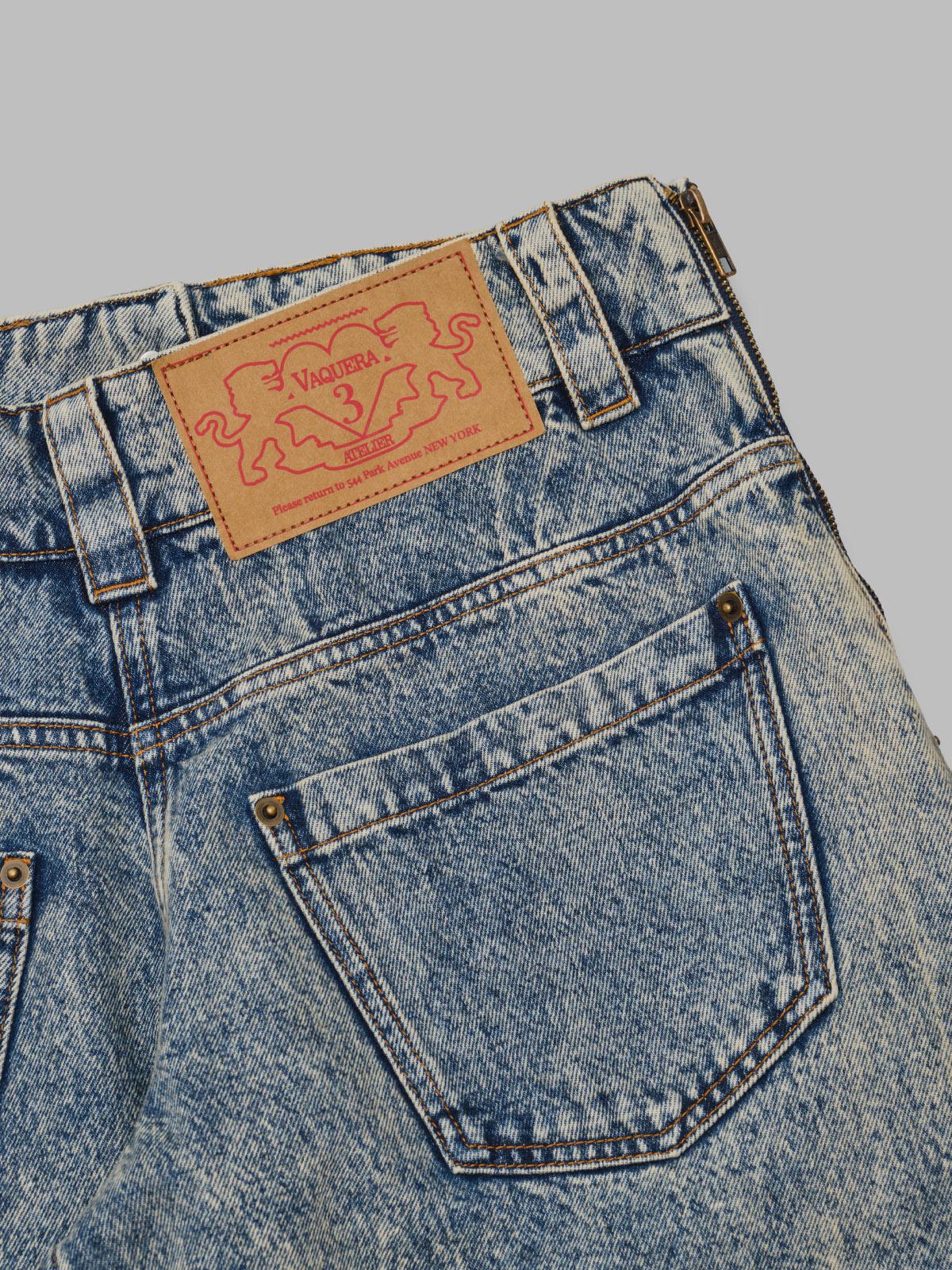 backwards jeans woven VAQ11P007- BL VAQUERA 