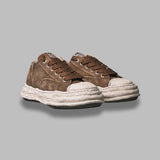 peterson 23/original sole monster leather low-top sneakers A15FW724- BRW MAISON MIHARA YASUHIRO 