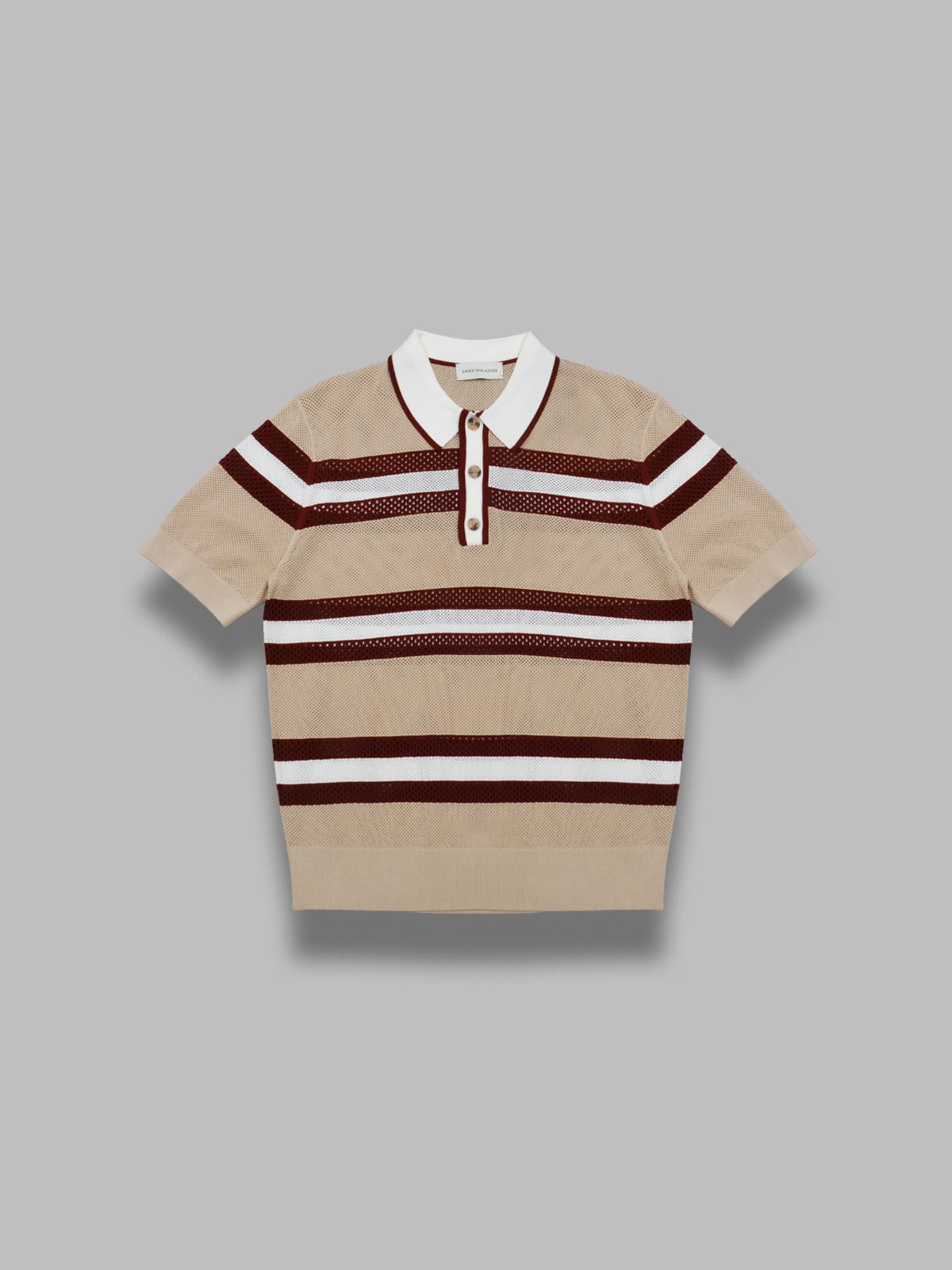 mercy stripe polo 021218-3701- 103 DRIES VAN NOTEN 