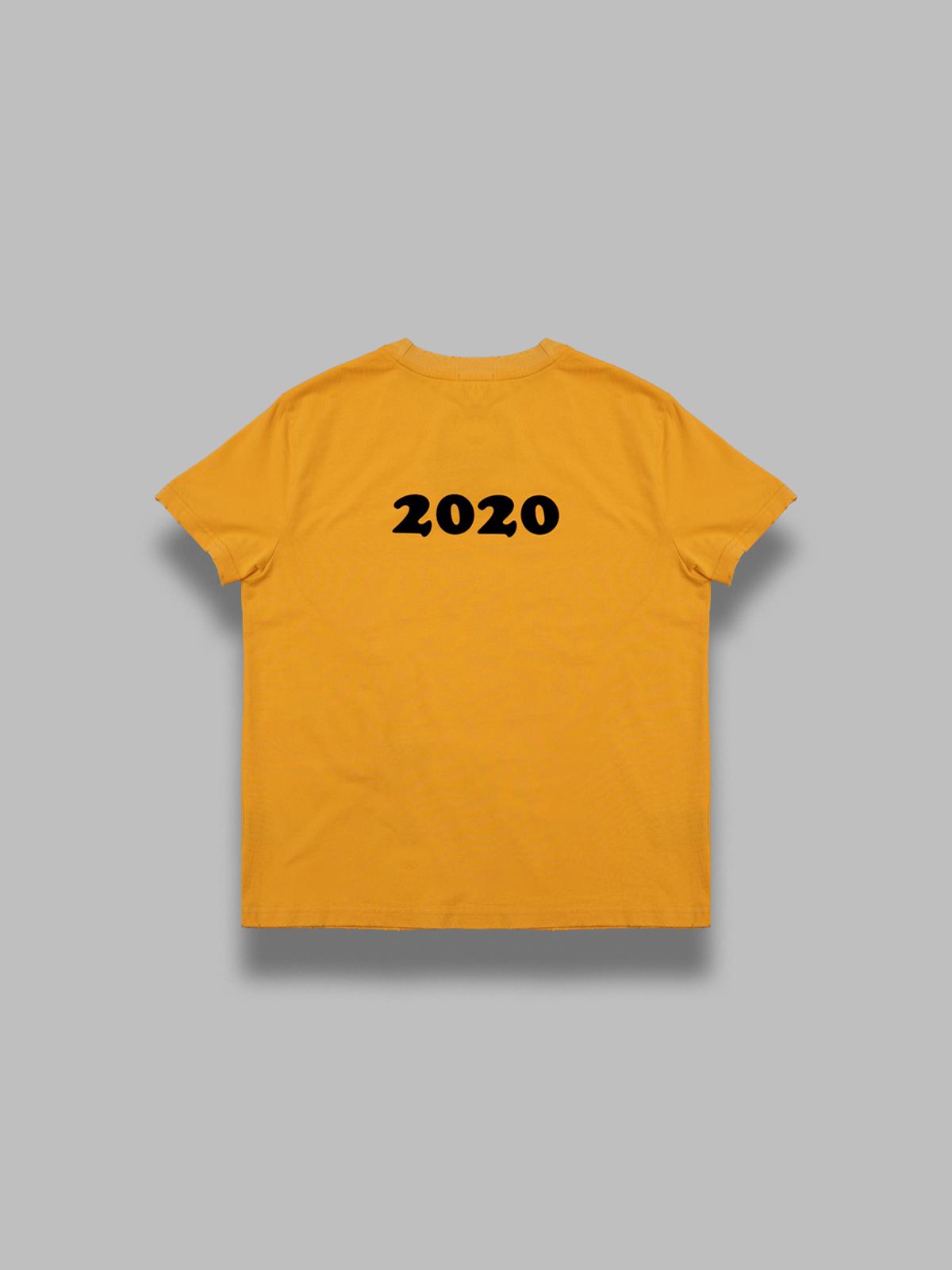 drop out shrunk ts 90006- YLW DAGGER 