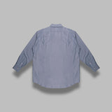 silk broad button down shirt A25SS01SB- SB AURALEE 