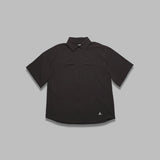 dot air shirt - dark brown - made in china
