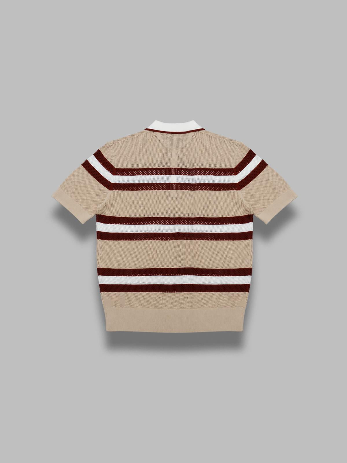 mercy stripe polo 021218-3701- 103 DRIES VAN NOTEN 