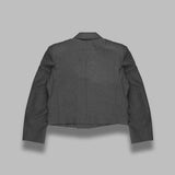 slouchy blazer VAQ10J008- DGY VAQUERA 