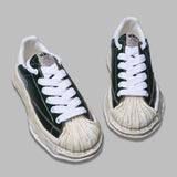 blakey original sole wrinkled leather low-top sneaker A14FW736- GN MAISON MIHARA YASUHIRO 