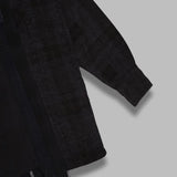 flannel shirt - 7 cuts wide RW395- BK NEEDLES 