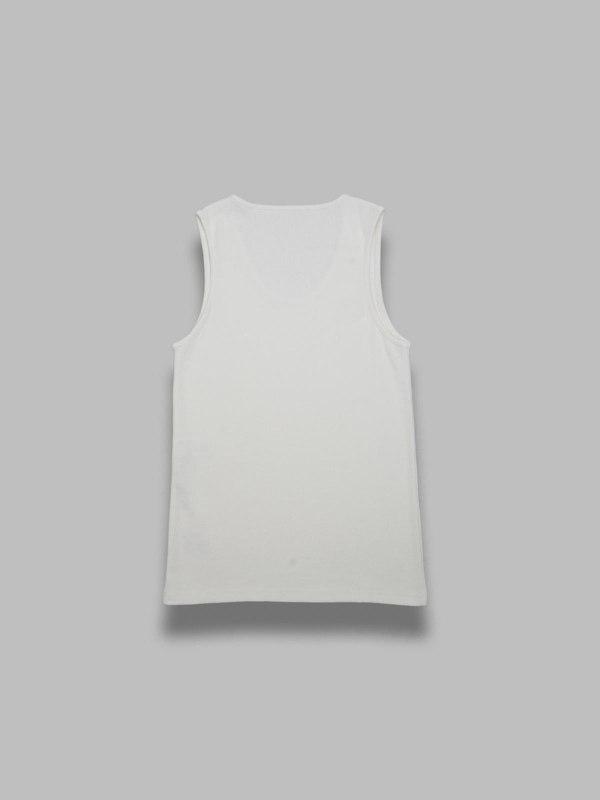 rib tank top TS0006-LJ1030- WH086 LEMAIRE 