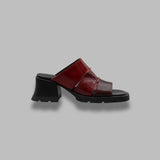jadzia burgundy red sandals E8-4106- BGDY MIISTA 