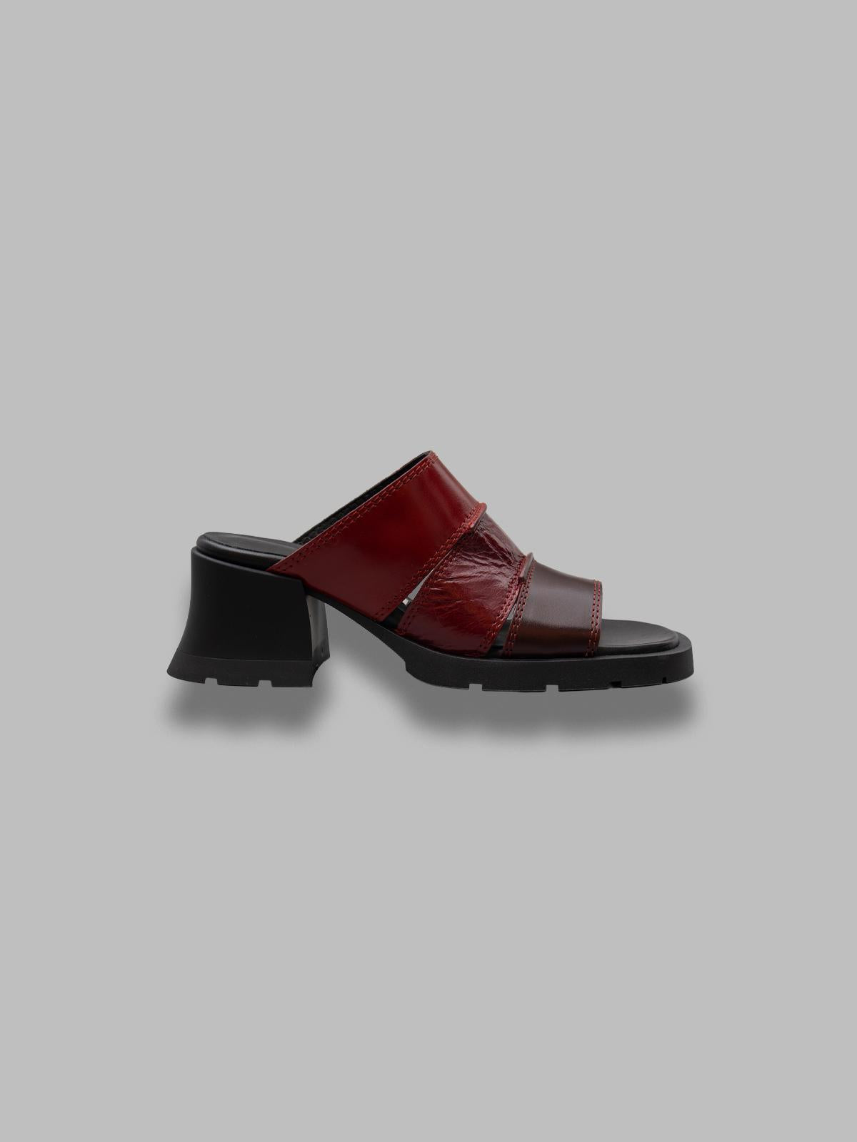 jadzia burgundy red sandals E8-4106- BGDY MIISTA 