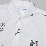 men's shirt FQ-B040-S26- WHT COMME DES GARÇONS SHIRT 