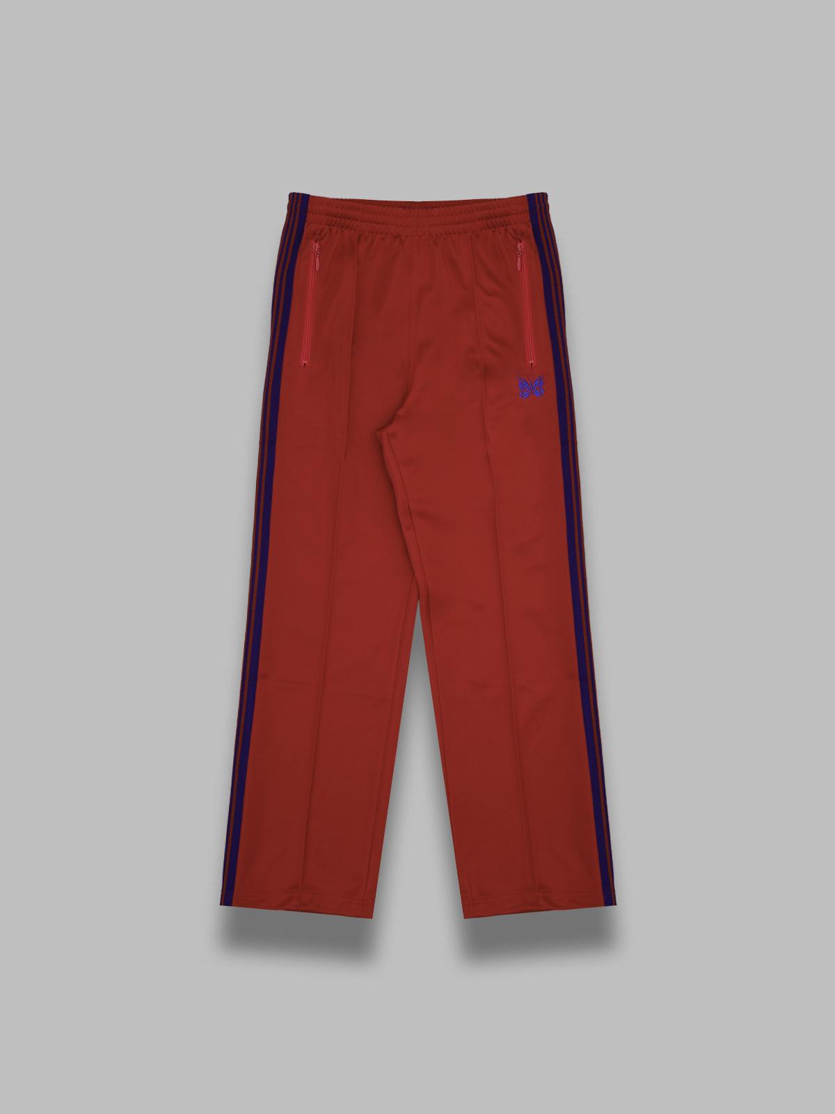 track pant - poly smooth RW316- RD NEEDLES 