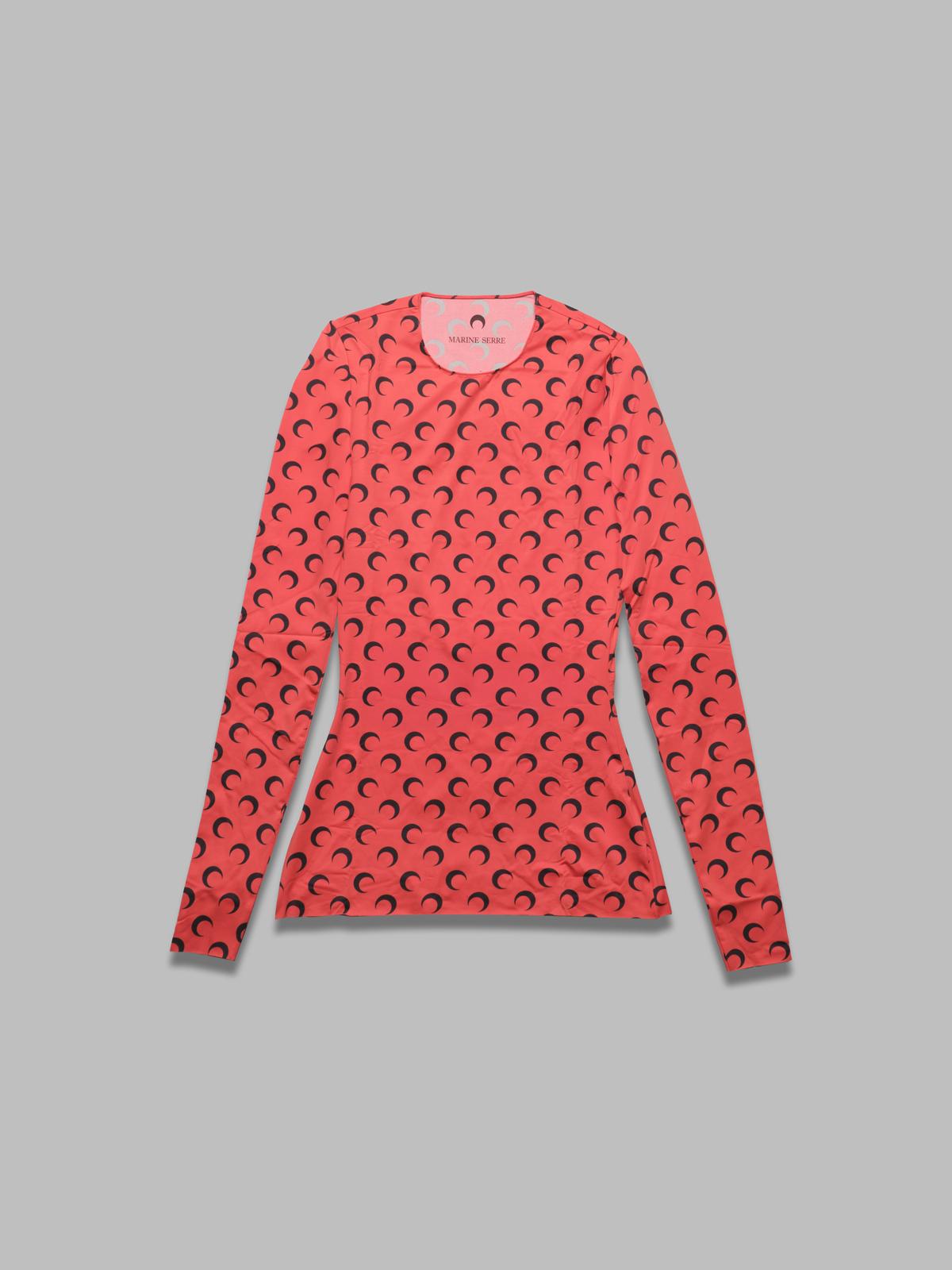 recycled moon jersey ss crewneck top WTS006A-CJER0001- RD10 MARINE SERRE 