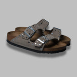 arizona rivet taupe, suede leather - calz. s 1029390 TP BIRKENSTOCK 