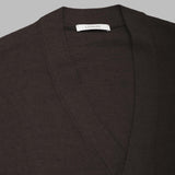 relaxed twisted cardigan TO1082-LK087- BR397 LEMAIRE 