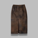 leather midi pencil skirt 1163212037-BCR2211- 2037 ROTATE 