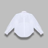 trompe l'oeil button down shirt VAQ11B001- WHT VAQUERA 