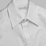 moonogram jacquard cotton ls shirt MSI037BCWOV0072- WH00 MARINE SERRE 