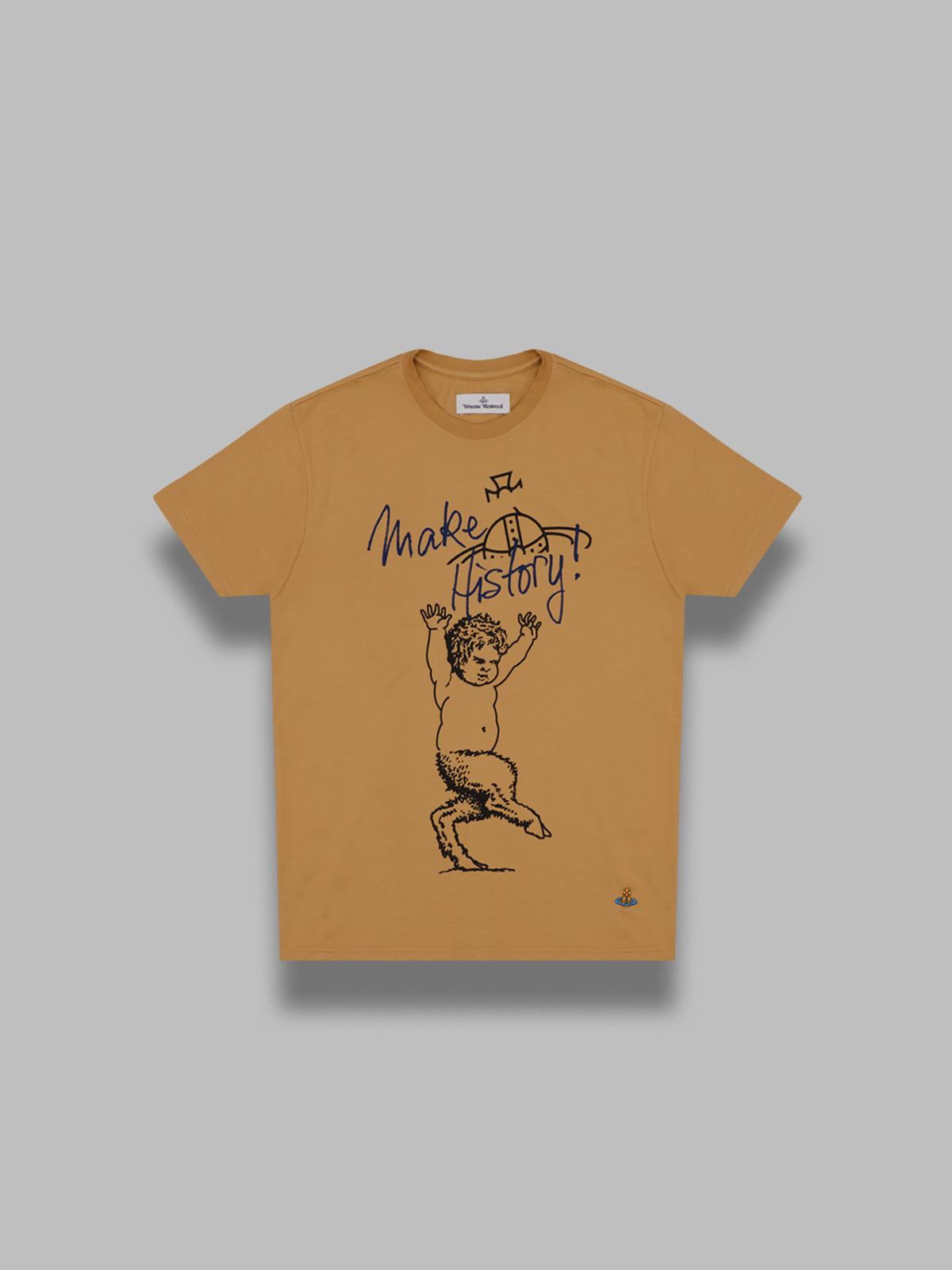 fawn classic t-shirt 3G010048-J001M- G403 VIVIENNE WESTWOOD 