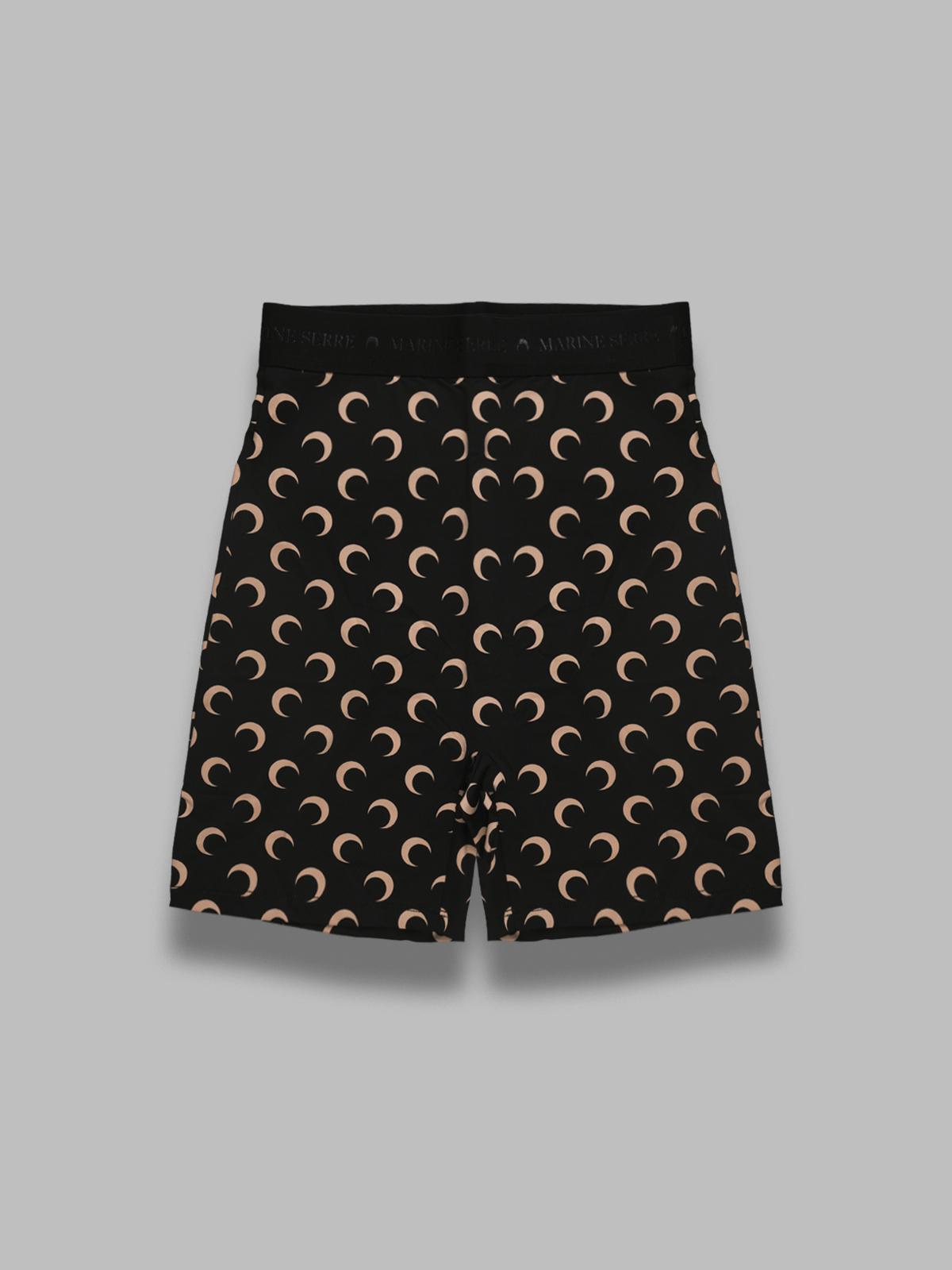 moon printed jersey biker shorts WSH007ACJER0001- IT99 MARINE SERRE 