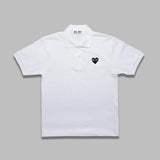 t-shirt black emblem woven AX-T066-051- WHT COMME DES GARÇONS PLAY 
