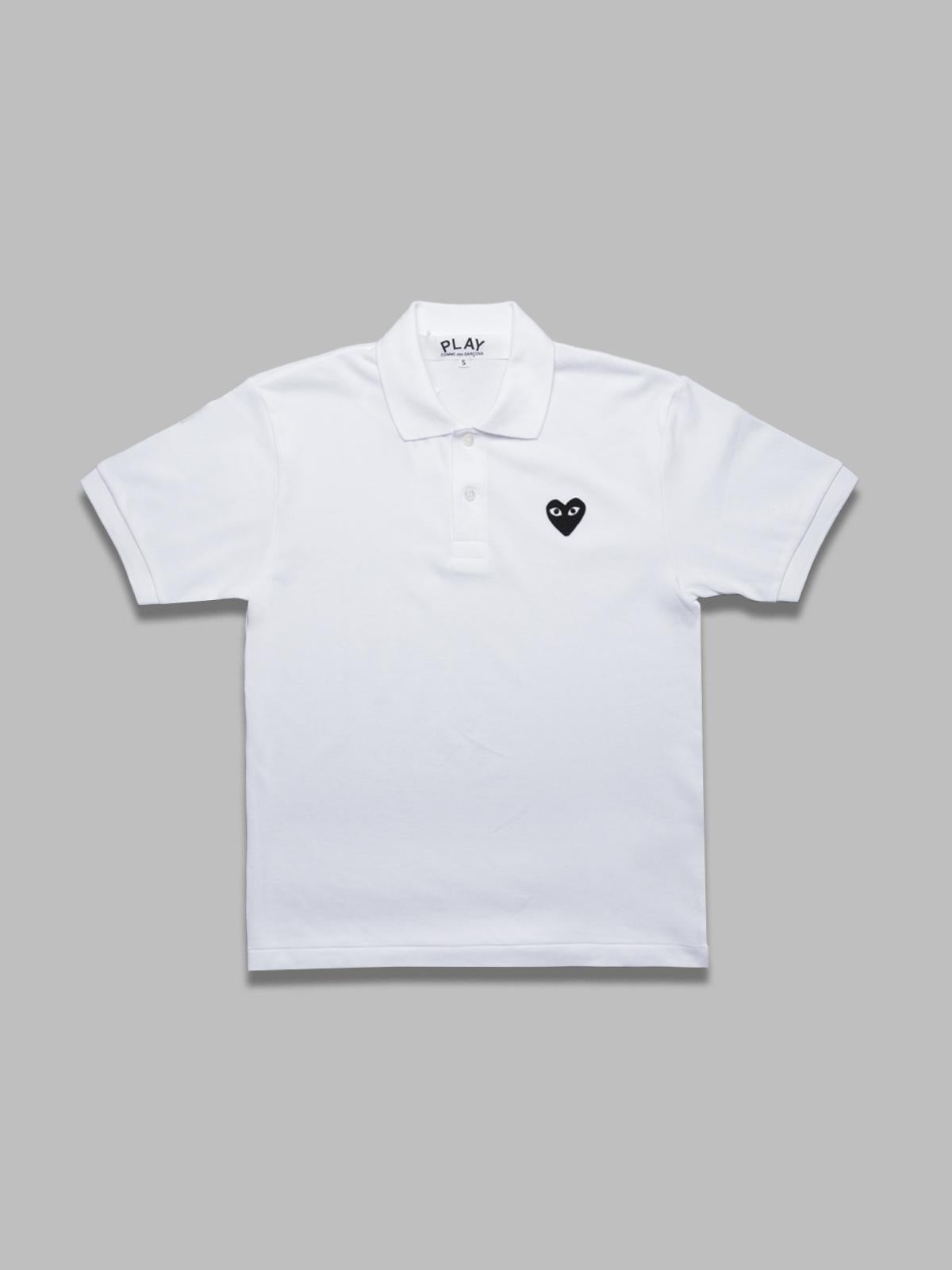 t-shirt black emblem woven AX-T066-051- WHT COMME DES GARÇONS PLAY 