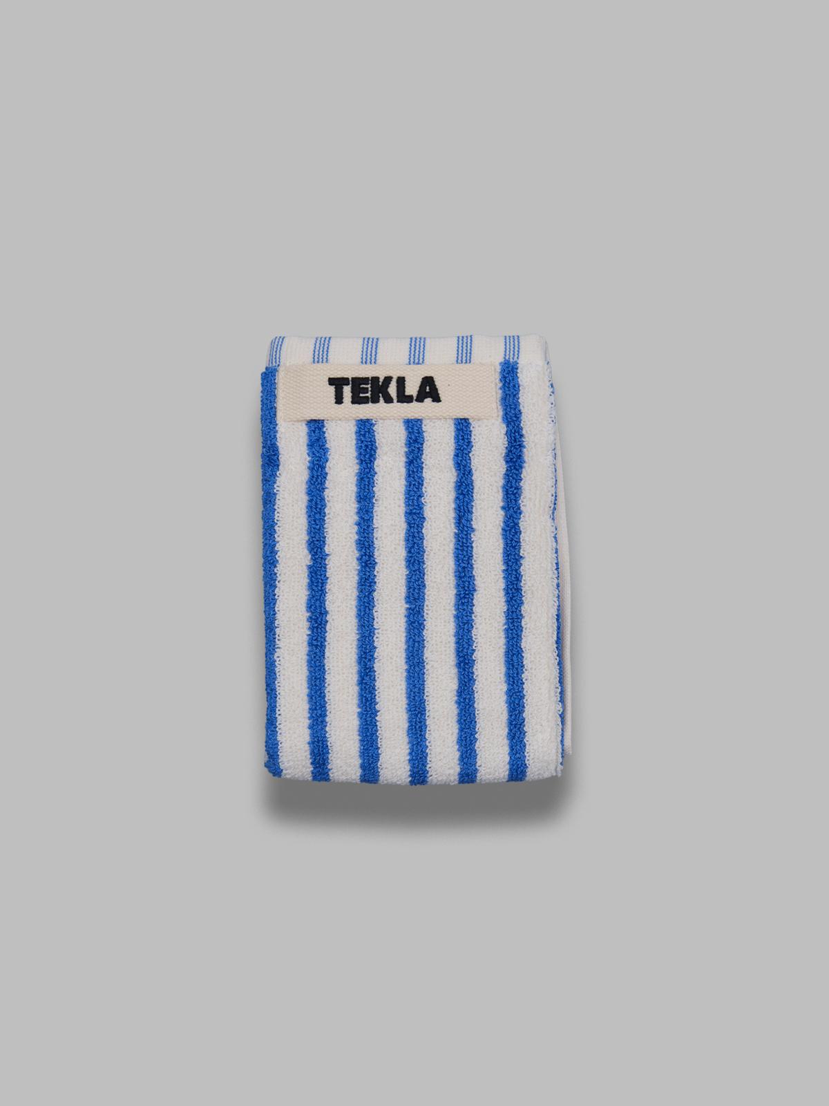 towel - coastal blue stripes TOWEL-30X30- CBS TEKLA 
