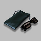ghaib sunglasses - black acetate, amber lens - made in japan PT-5502- BK PORT TANGER 