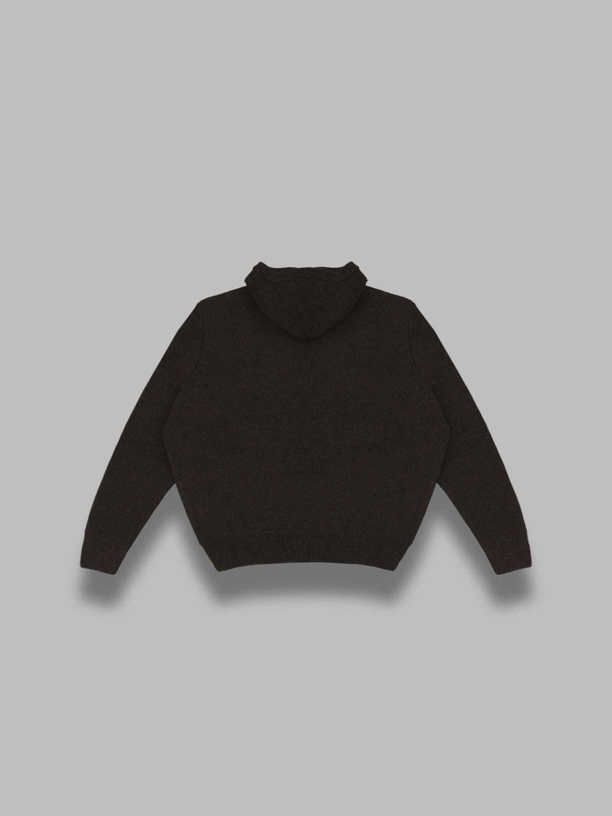 hooded sweater TO1475-LK1028- BR507 LEMAIRE 