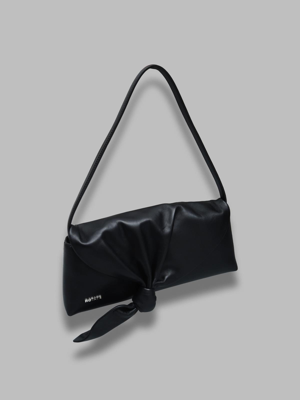 leather knot scarf bag 116120100-BCR2220- 100 ROTATE 