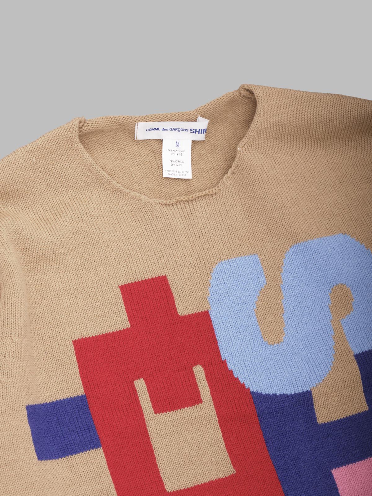 knitted shirt FP-N006-W25- BG COMME DES GARÇONS SHIRT 