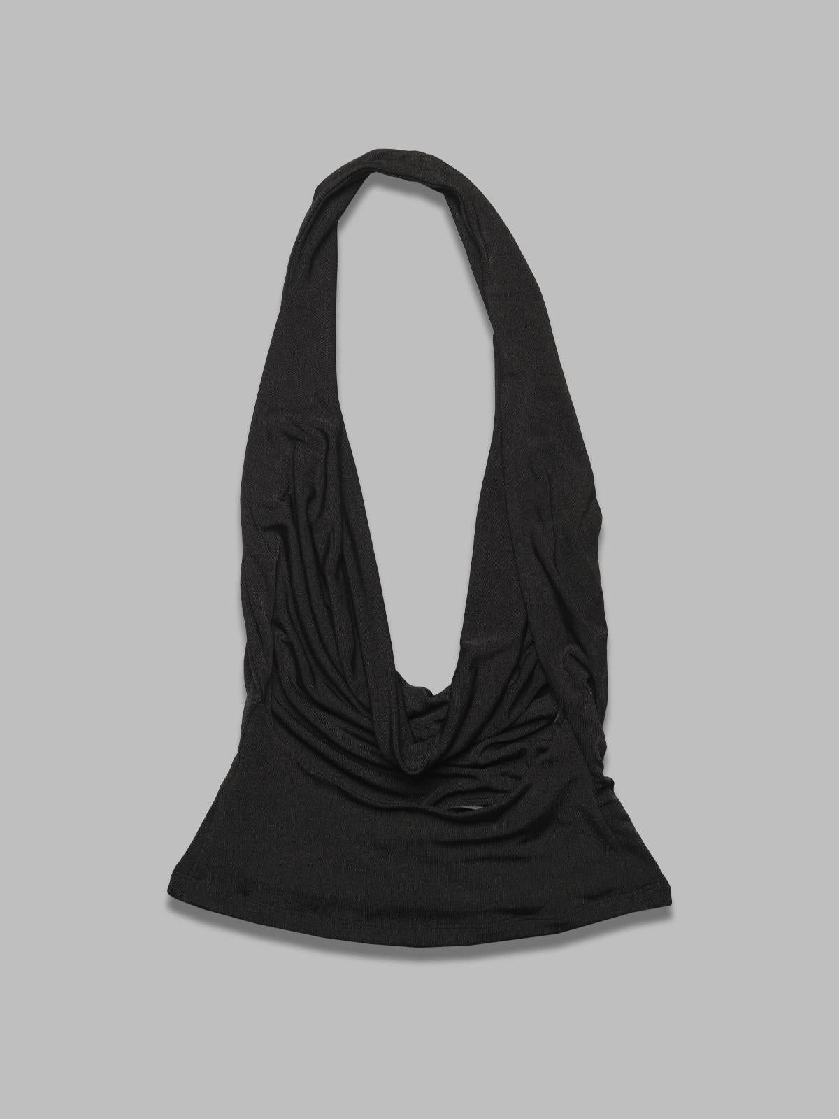 cowl neck top 250W147 BK MISBHV 