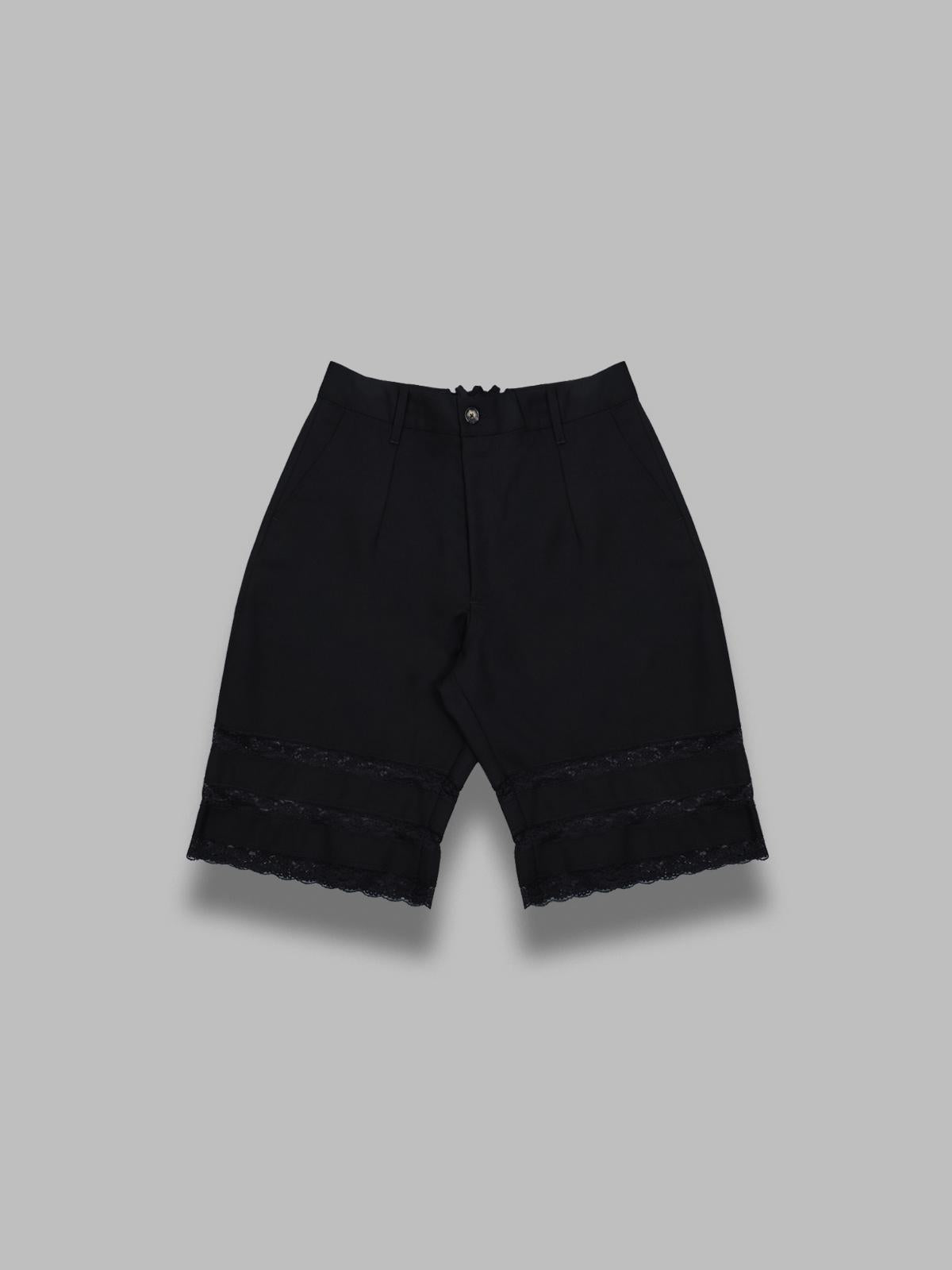 lace trade shorts VAQ11P002- BK VAQUERA 