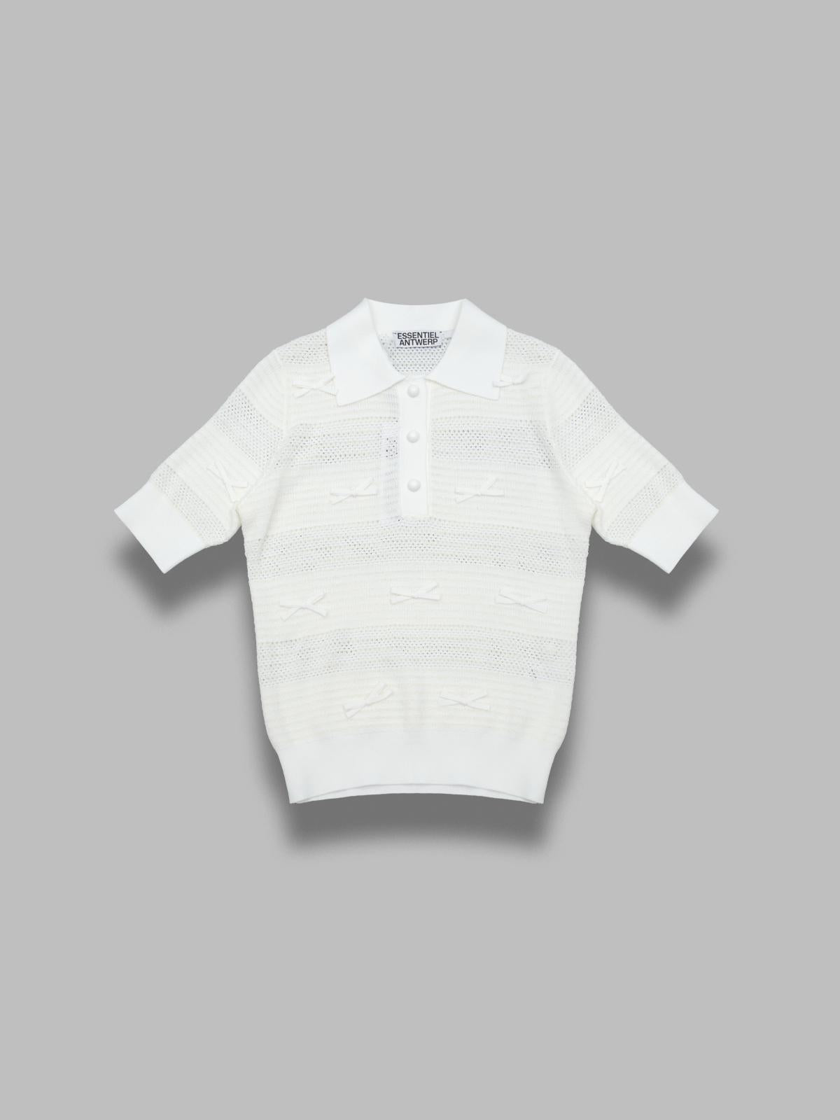jarts knit polo with bows JARTS- OW01 ESSENTIEL ANTWERP 