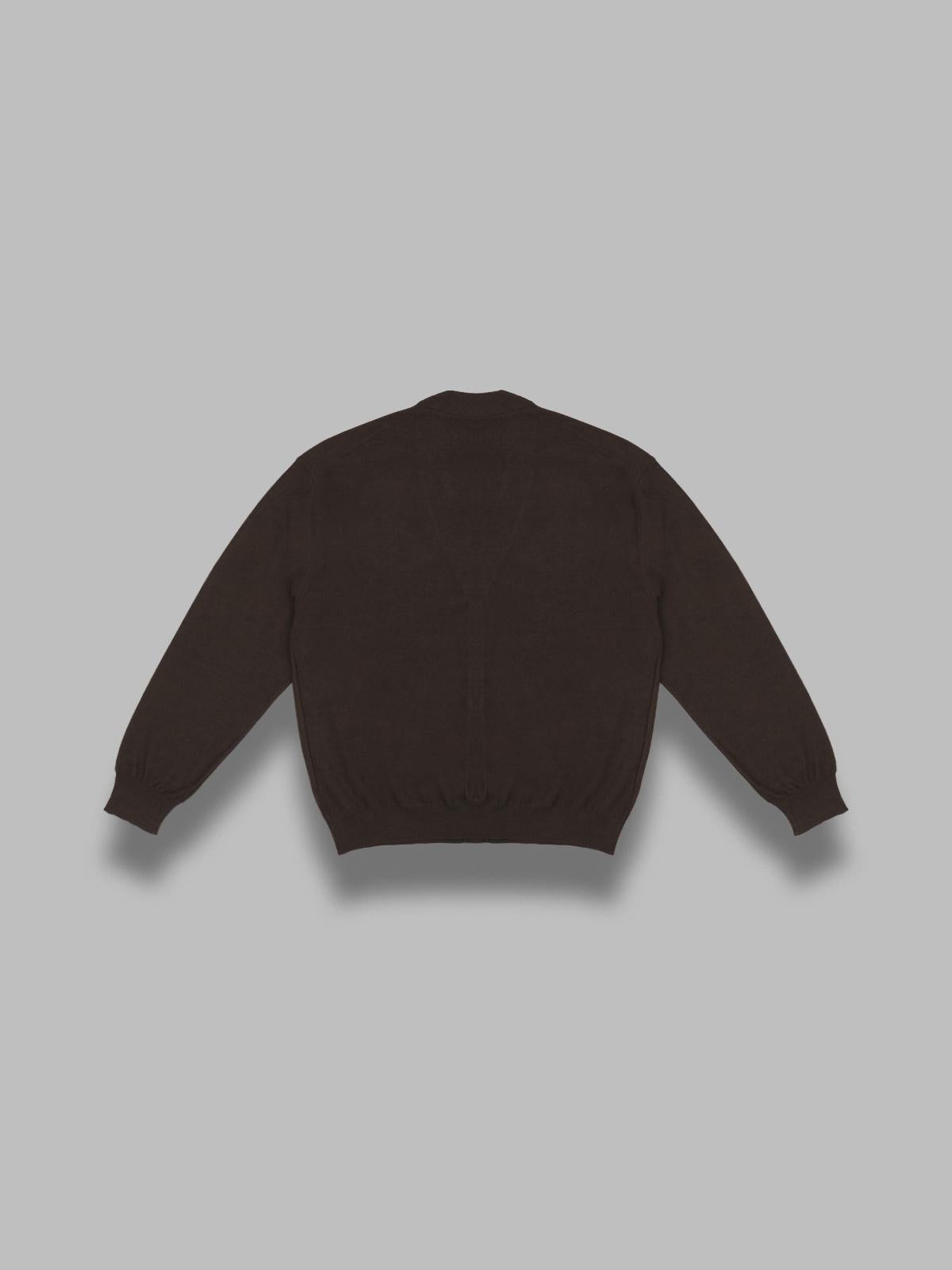 relaxed twisted cardigan TO1082-LK087- BR397 LEMAIRE 