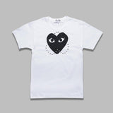 black x studs print t-shirt