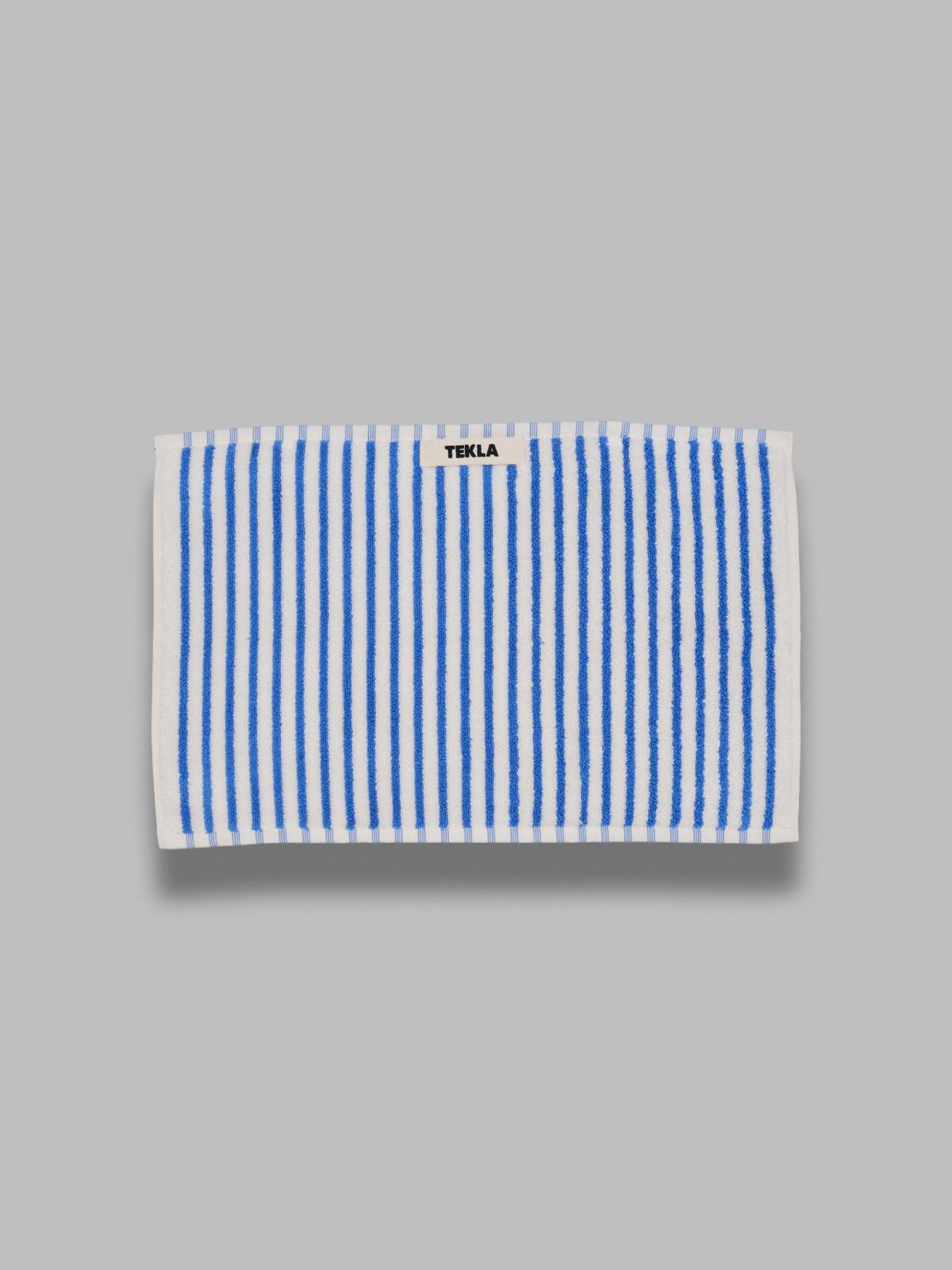 towel - coastal blue stripes TOWEL-30X50- CBS TEKLA 