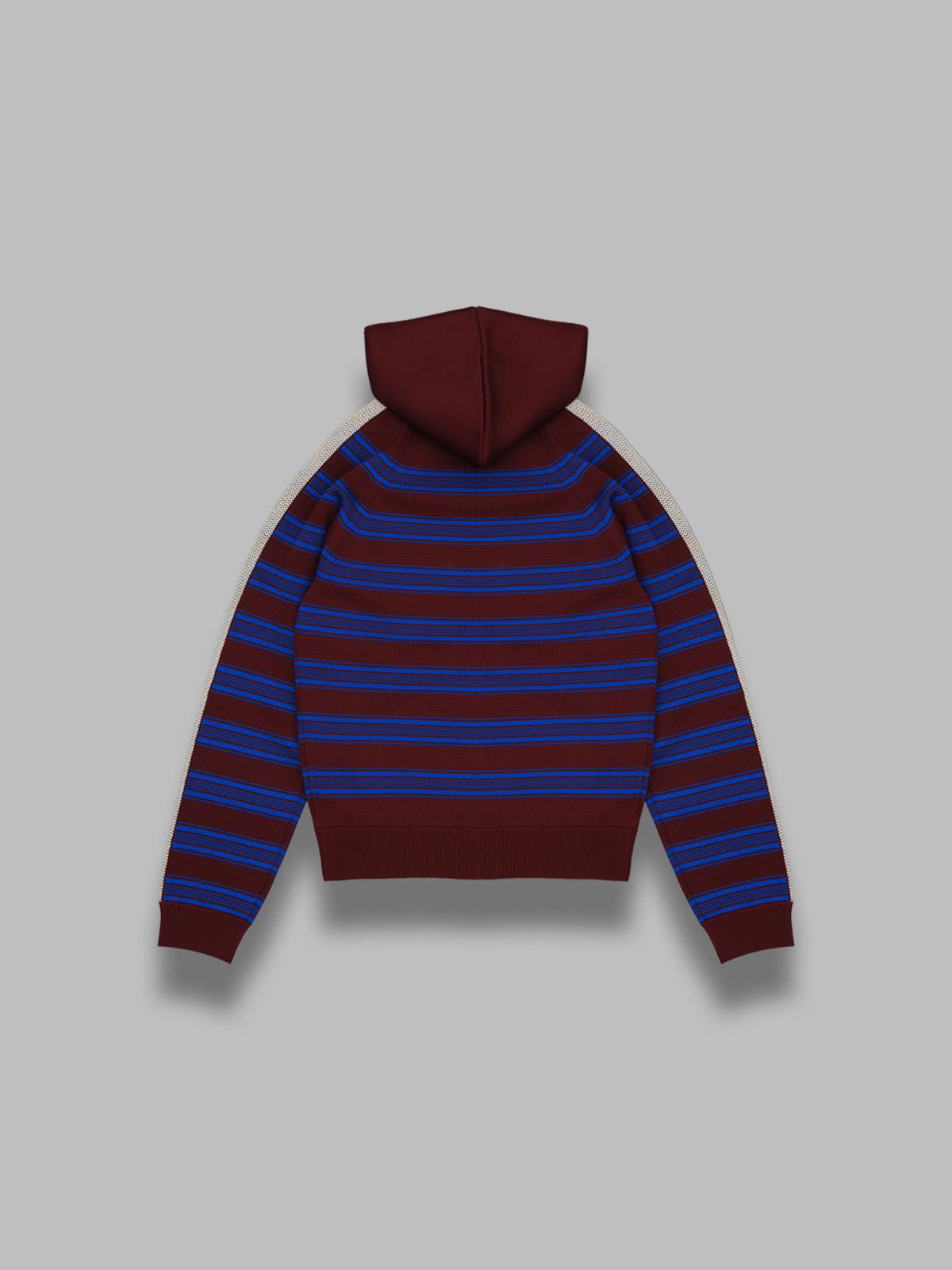 music knit hoodie MA25KN04-VI05-355- BGY WALES BONNER 