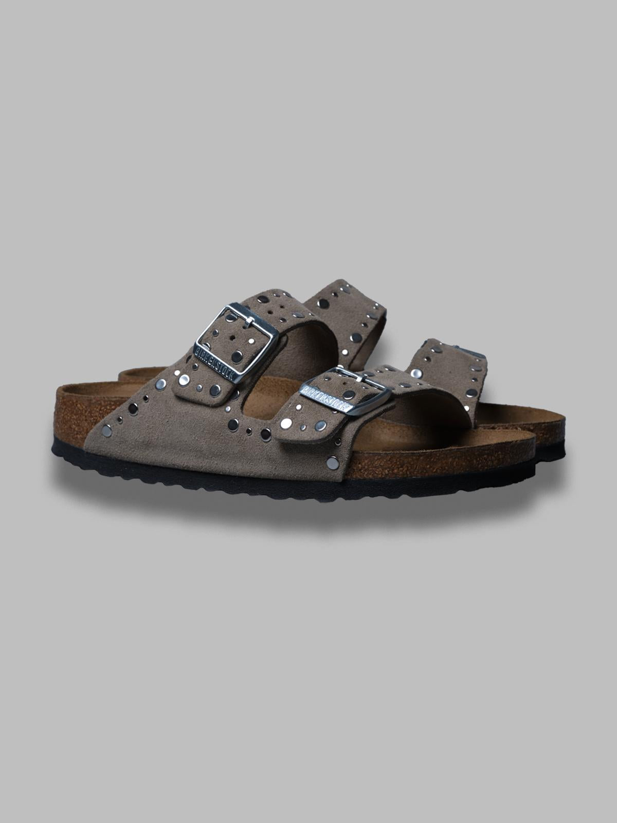 arizona rivet taupe, suede leather - calz. s 1029390 TP BIRKENSTOCK 