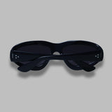 irfan sunglasses - mediterranee acetate, black lens - made in japan PT-5805- BL PORT TANGER 