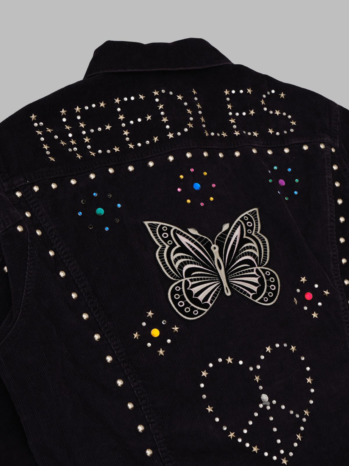 studded jean jacket RW167- BK NEEDLES 